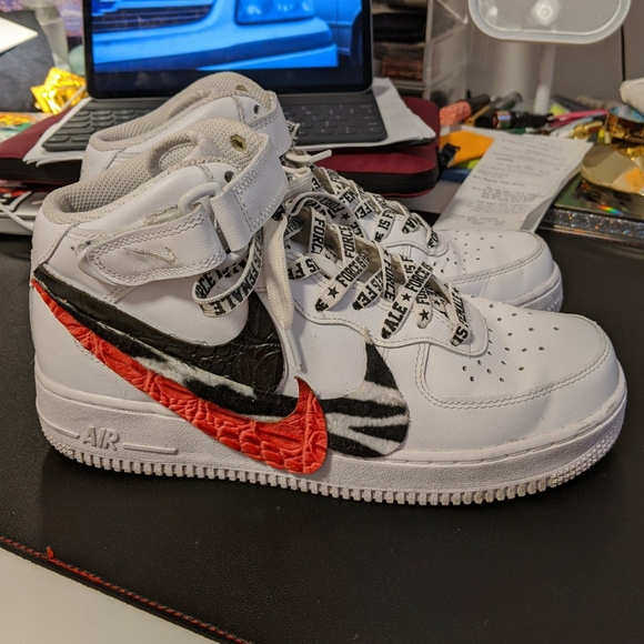 Nike Shoes - Rare custom Force is Female #Nike Air Force 1s
